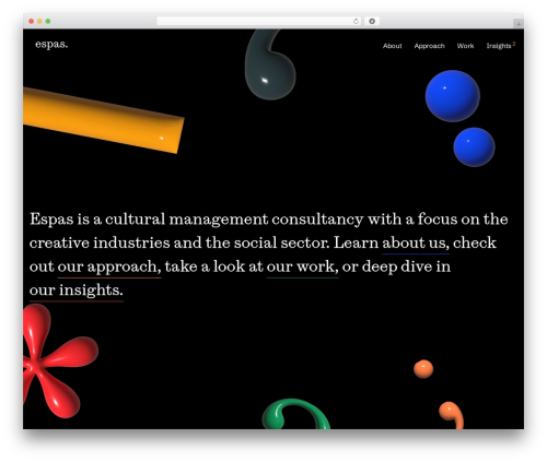 Theme WordPress ESPAS Theme - espas.works