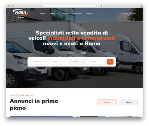 Vehica theme WordPress - vigra.eu