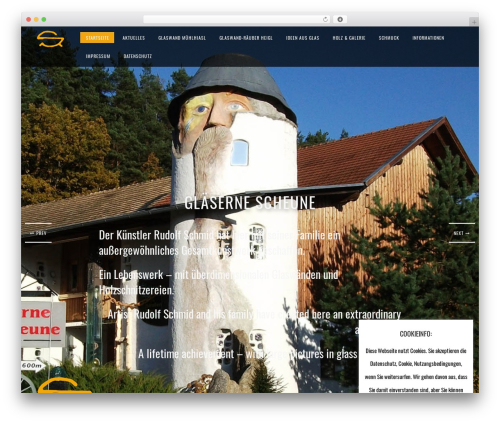 Vivian theme WordPress - glaeserne-scheune.de