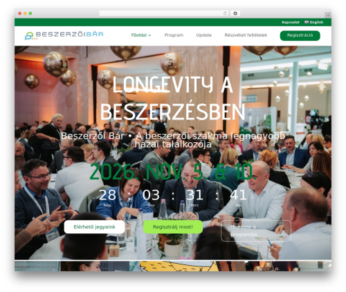 WordPress theme Divi - beszerzoibar.hu
