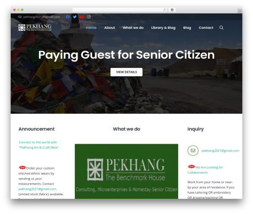 WordPress theme Impreza - pekhang.com