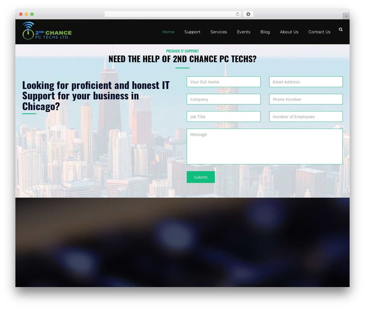WordPress theme Patron - 2ndchancepctechs.com