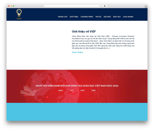 WordPress theme Theme E2 Website - vief.edu.vn