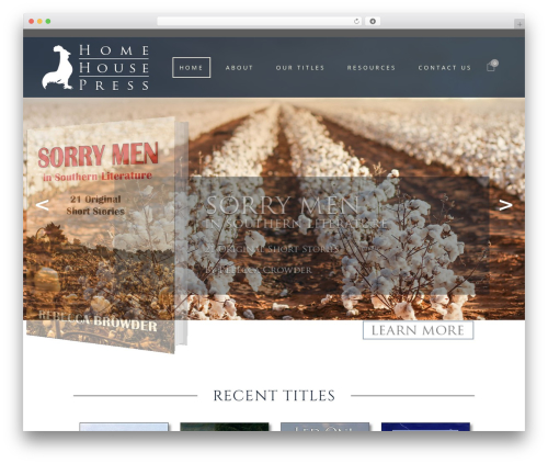 WP theme Oryx - homehousepress.com