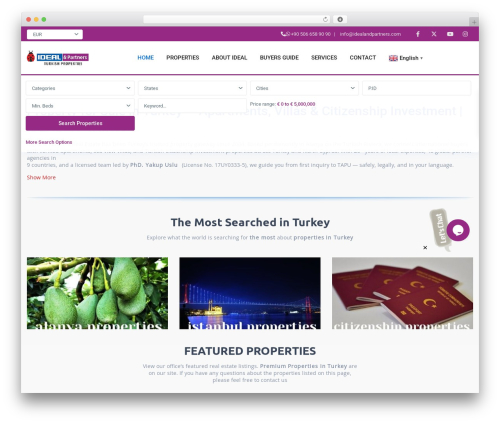 Residence gutenberg WordPress plugin - idealandpartners.com