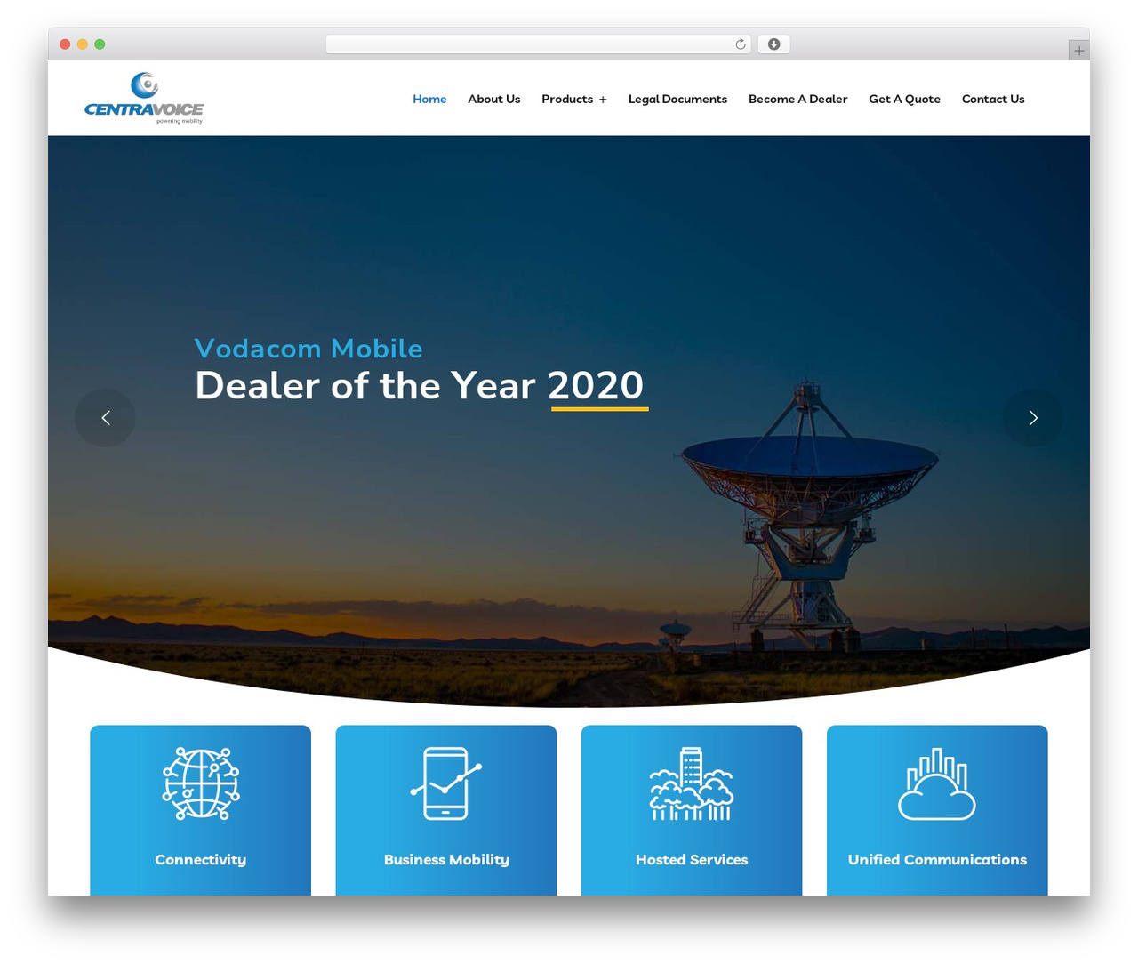 Braintech WP theme - centravoice.co.za