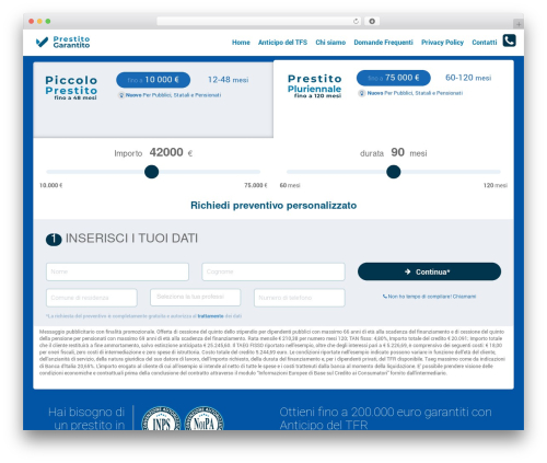 CREDIS THEME WordPress theme - prestitigarantiti.com