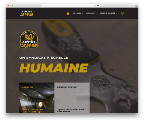 Divi WordPress theme - local349.com