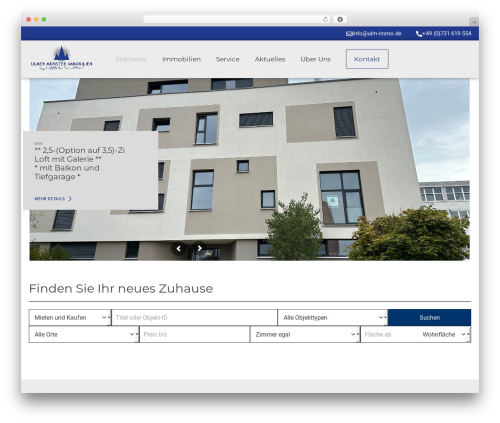 Frymo WordPress plugin - ulm-immo.de