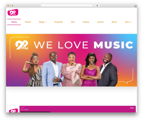 Shock core WordPress plugin - 99fm.com.na