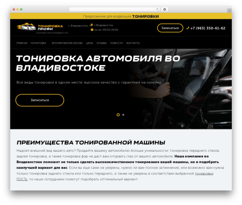 tonirovka best WordPress theme - 25tonirovka.ru