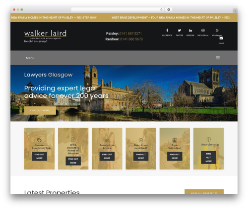 Hmenu WordPress plugin - walkerlaird.co.uk