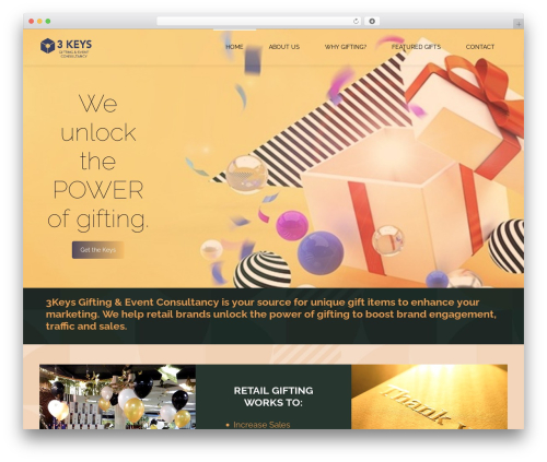 Verso WordPress theme - 3keysvip.com