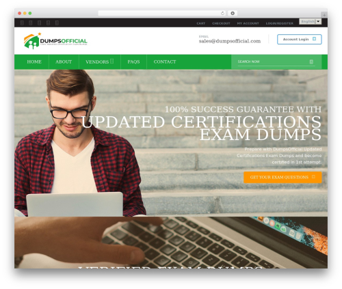 WordPress theme DumpsOfficial - dumpsofficial.com