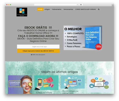 Avenger WordPress theme - umbomnegocioonline.com
