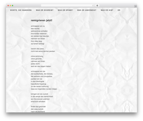 Best WordPress theme Slightly - wortediewandern.de