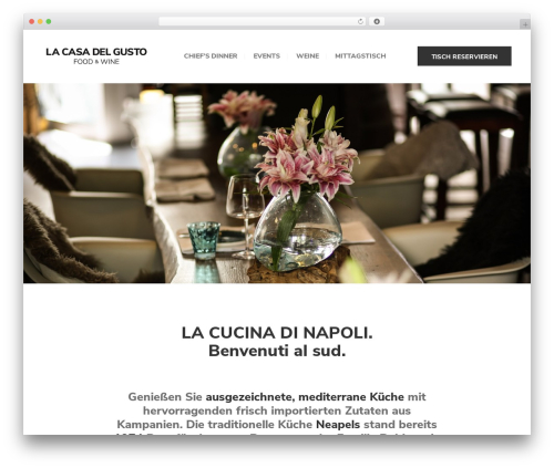 Qode restaurant WordPress plugin - lacasadelgusto.de