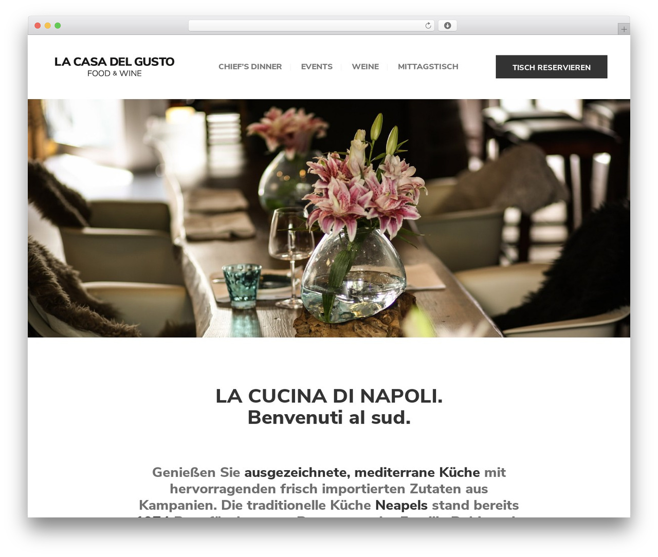 Bridge WordPress restaurant theme - lacasadelgusto.de Bridge WordPress restaurant theme - lacasadelgusto.de