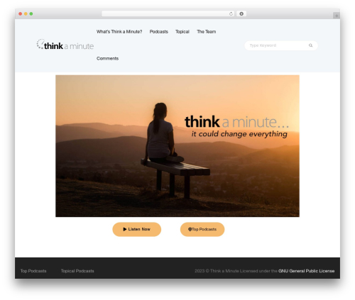 Castora WordPress theme - thinkaminute.com