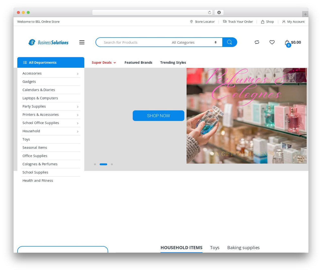 Electro WP theme - business-solutionsltd.com