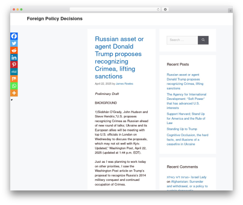 Blogroll Dropdown Links (blogroll-dropdown-links) free WordPress plugin - foreignpolicydecision.com