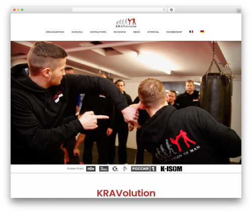 KRAVolution best WordPress theme - kravolution.com