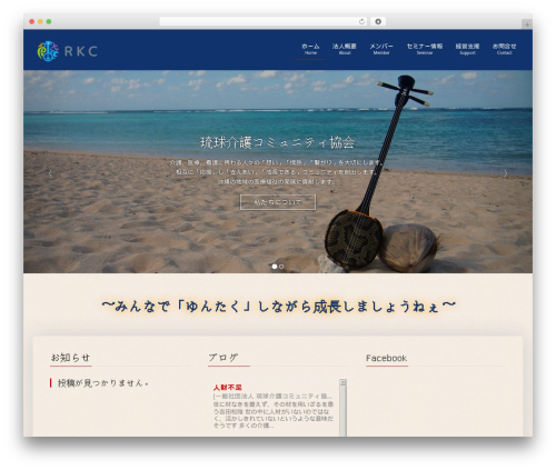 Lightning skin jpnstyle WordPress plugin - rkc.okinawa