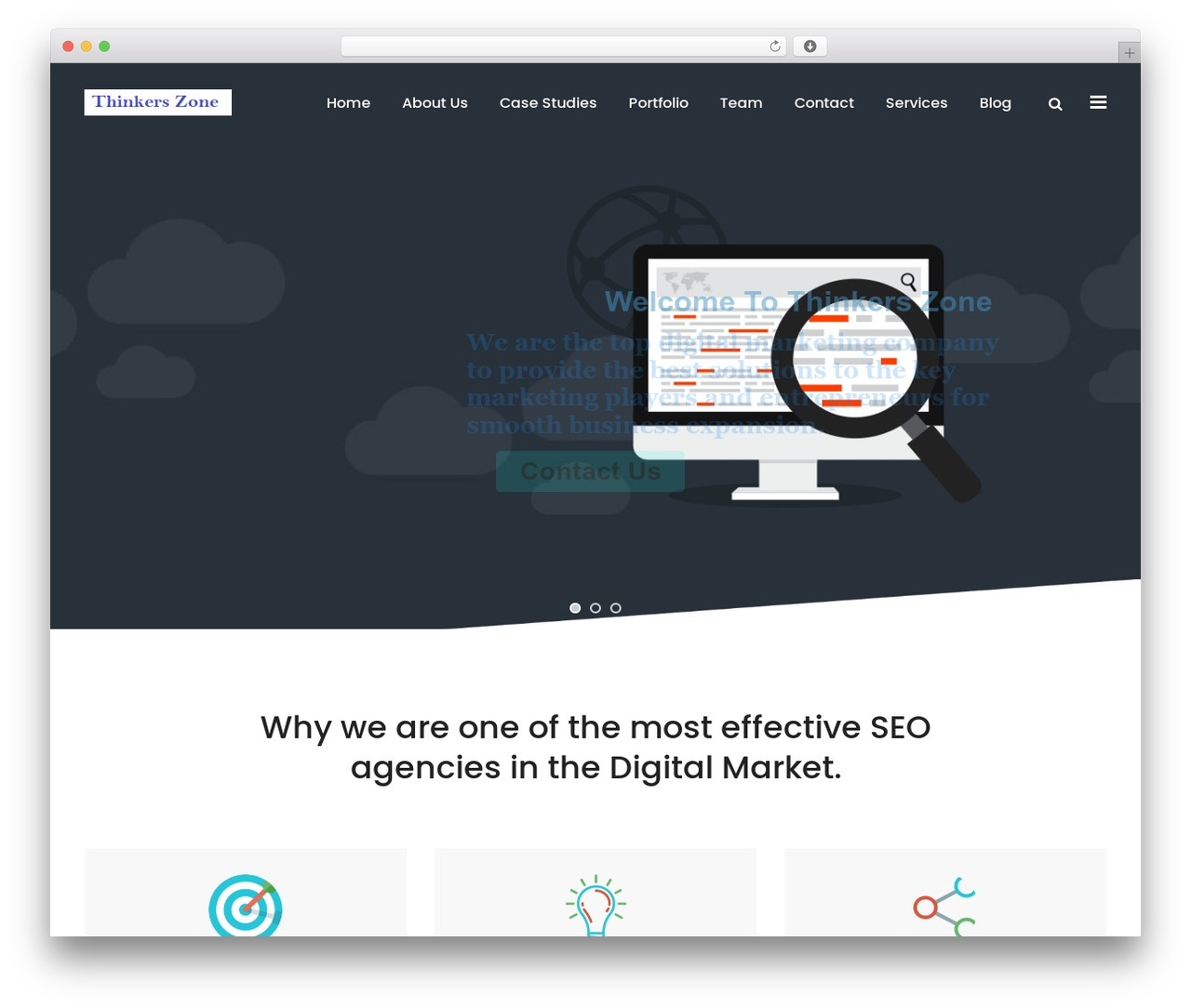 SEOEngine WordPress theme - thinkerszone.in