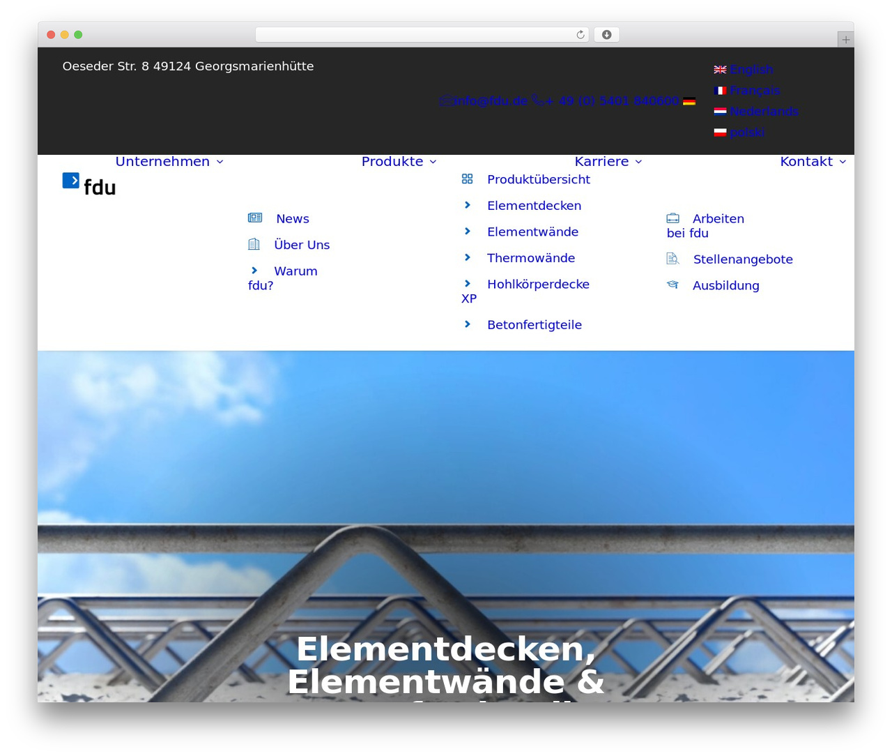 Uncode top WordPress theme - fdu.de