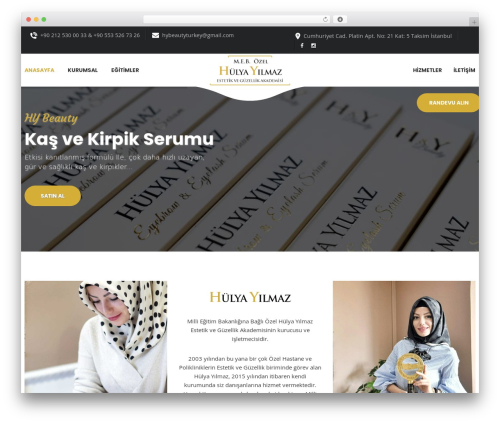 WordPress theme Burak - hulyayilmazakademi.com