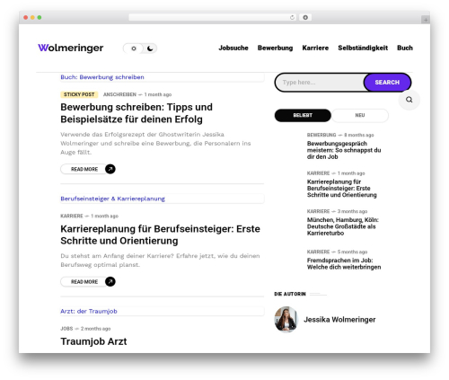 Mow core WordPress plugin - wolmeringer.de