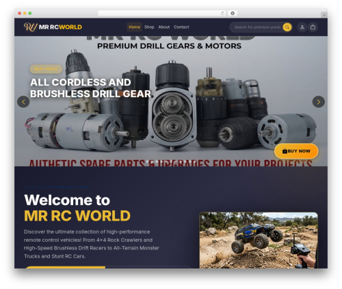 WordPress theme MR RC WORLD ITHub - mrrcworld.com