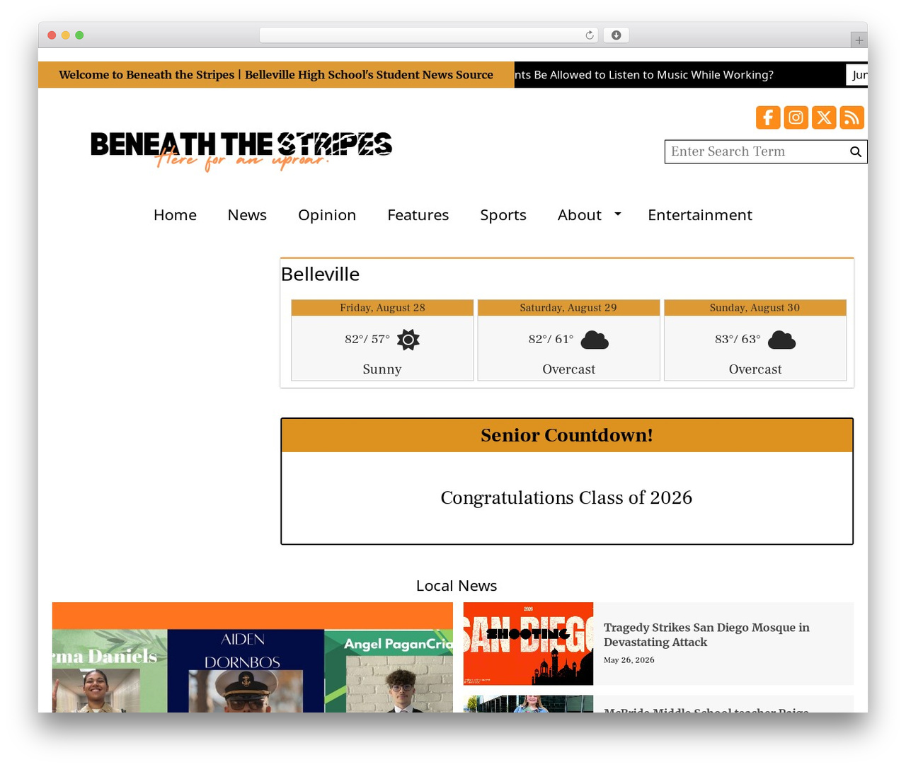 WordPress theme SNO FLEX - beneaththestripes.com WordPress theme SNO FLEX - beneaththestripes.com