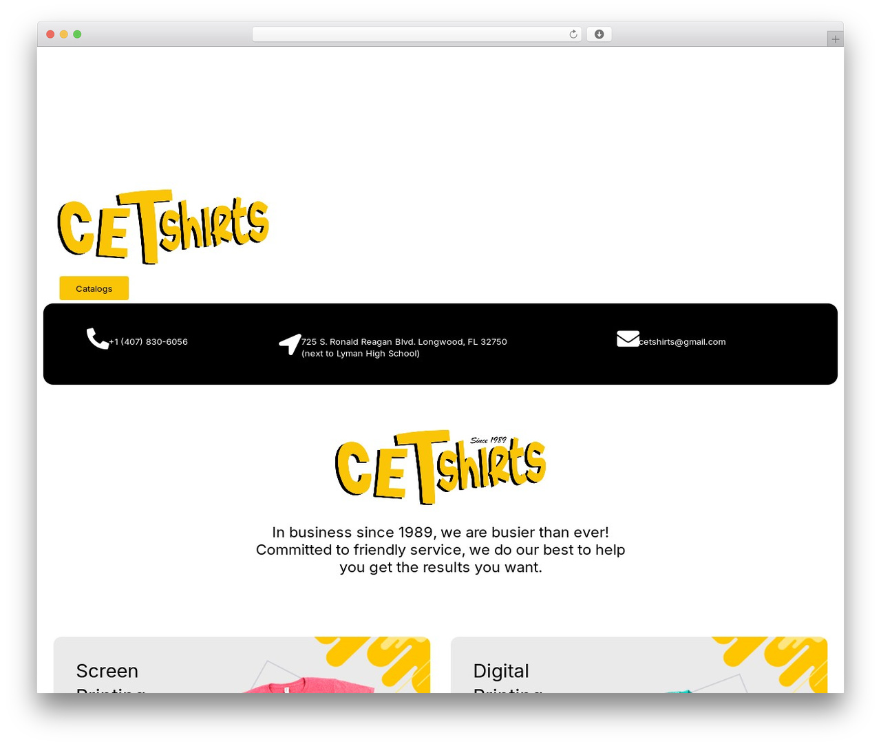 WordPress website theme TeeSpace - cetshirts.com WordPress website theme TeeSpace - cetshirts.com