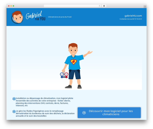 WP Bootstrap Starter premium WordPress theme - gabriel4u.com