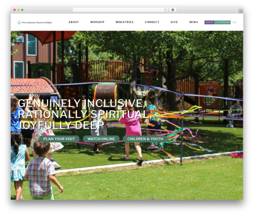 chapel WordPress theme - dallasuu.org