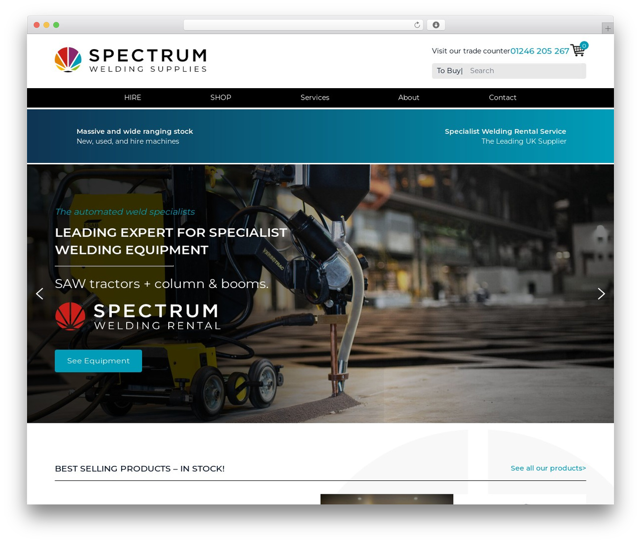 Crush Theme WordPress theme - spectrumweldingsupplies.co.uk