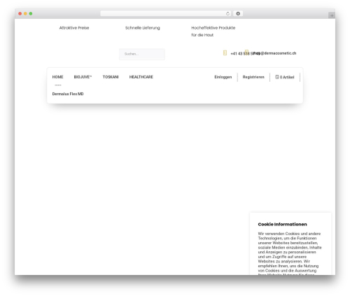 Divi WP theme - dermacosmetic.ch