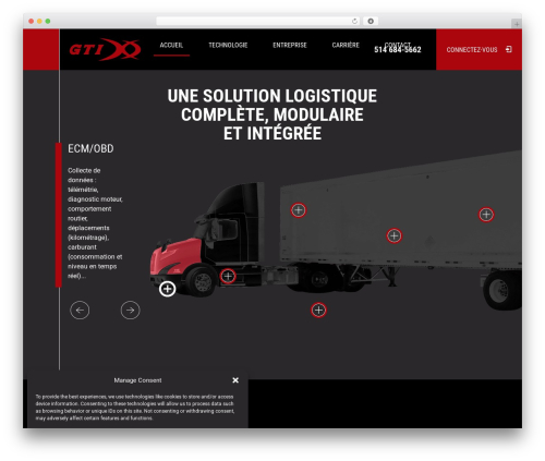 eWeb WordPress theme - translogistic.net