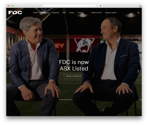 FDC WordPress theme - fdcbuilding.com.au
