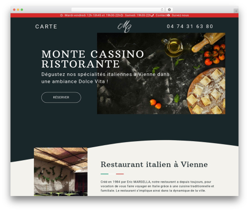 Netdev footer WordPress plugin - restaurant-monte-cassino.com