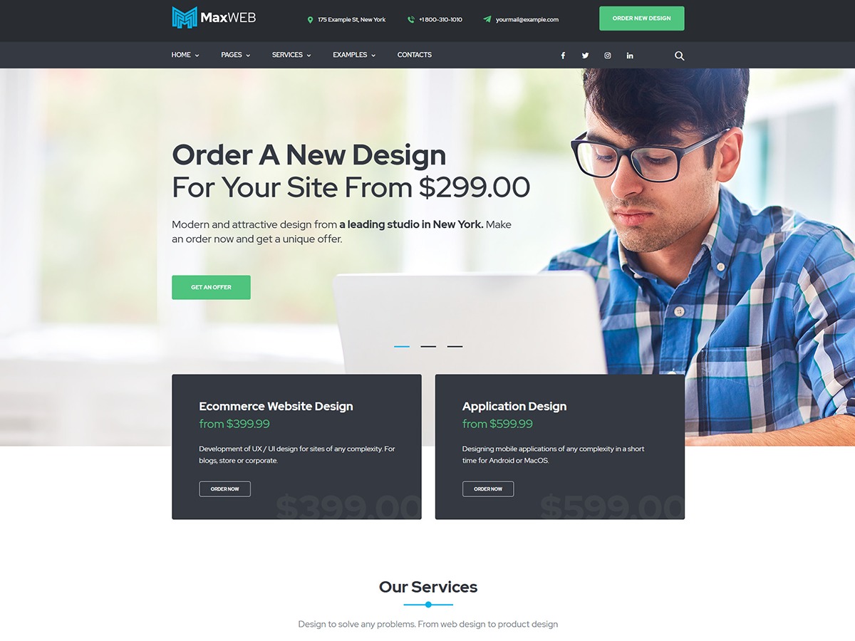 MaxWeb WordPress theme MaxWeb WordPress theme