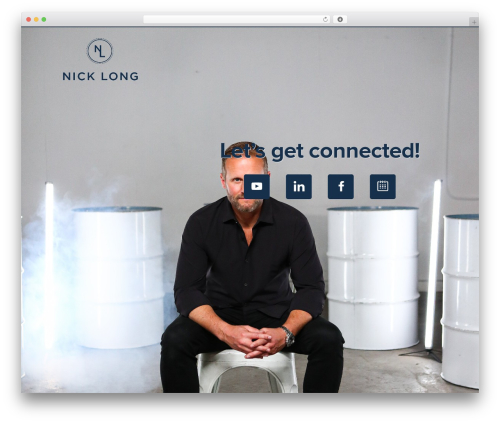 Ninja Shadow WordPress theme - nicklong.com