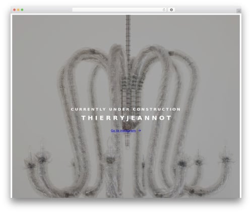 Ona free WordPress theme - thierryjeannot.com