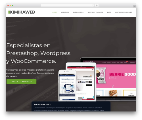Sprint WordPress theme - kimikaweb.cl