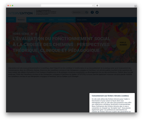 WordPress theme Vortex - revueintervention.org