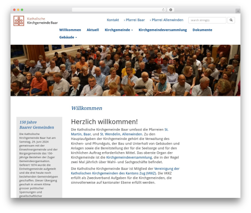 Esf events WordPress plugin - kirchgemeinde-baar.ch