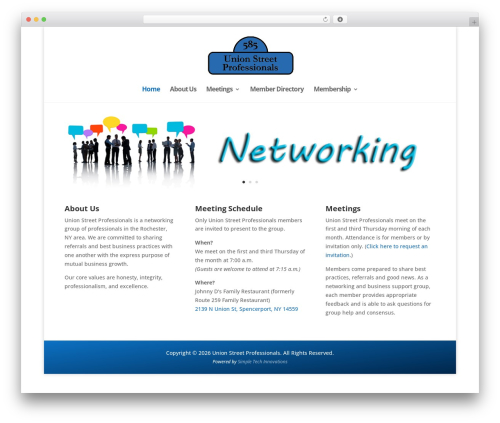 WordPress theme Divi - unionstreetprofessionals.com
