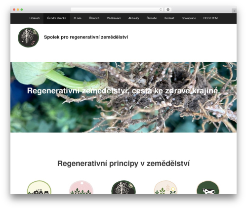 Simple scroll top wp WordPress plugin - regenerative.cz