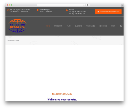 WordPress theme Irozo - esibv.com